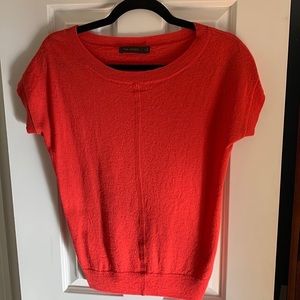 The Limited- Red Light weight, short sleeve sweater - Size Small